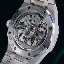 Audemars Piguet Royal Oak Ice Blue Diamond Baguette Dial Full SET 15510BC 3