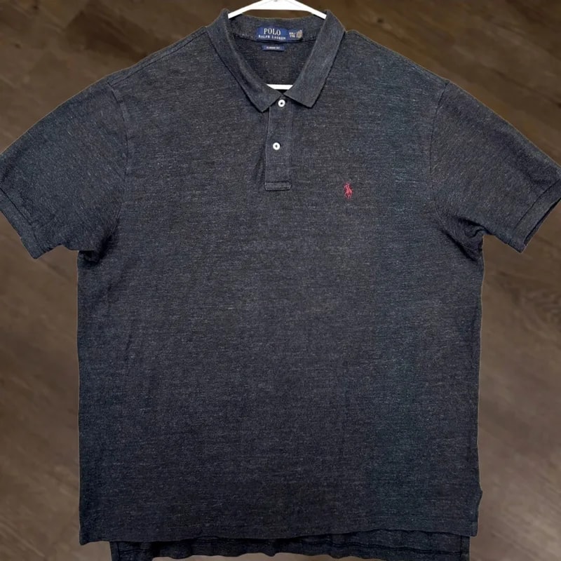 Polo Ralph Lauren — Polo Ralph Lauren Shirt XXL Dark Classic Fit Pony Rugby — streetwear — resale
