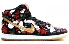 Concepts Nike SB Dunk High PRM Ugly Christmas Sweater 635525-006 2