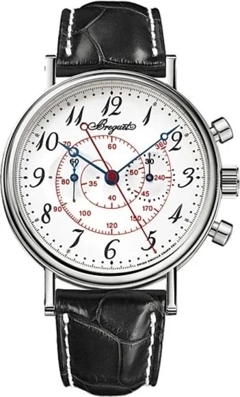 Worldofluxuryus — Breguet Classique 5247 Chronograph 18K White Gold — Watch — resale
