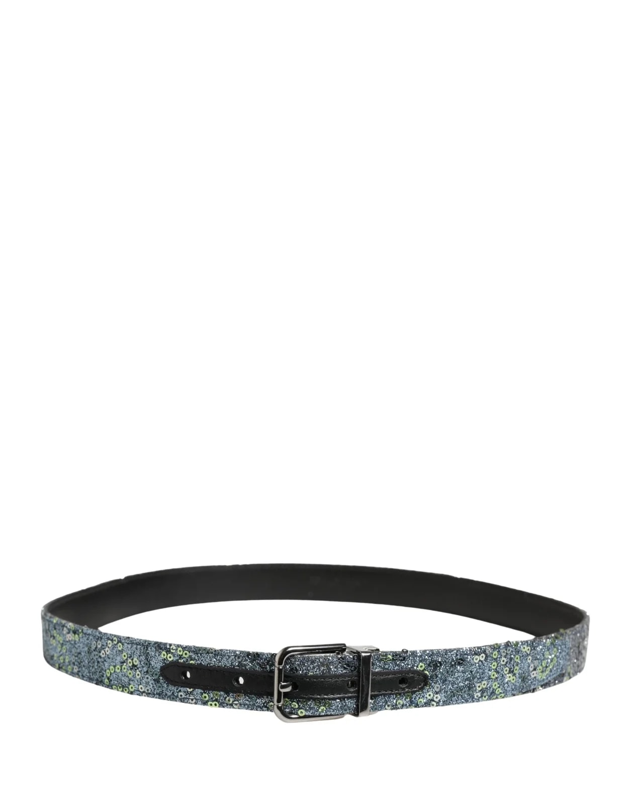 Dolce & Gabbana Sequin Metal Buckle Belt 2