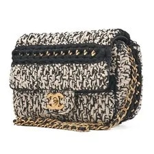 Chanel X Cotton Lamb Single Flap Chain 573619 2