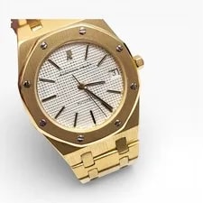 W/Box Audemars Piguet Royal Oak 36 Mm Ivory Automatic 4100BA 2