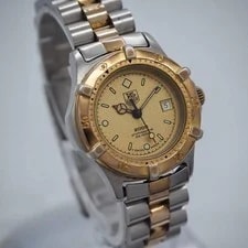 TAG Heuer 2000 Professional 964.008 Gold Dial Two Tone Quartz 3