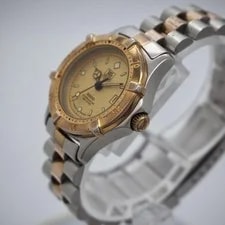 TAG Heuer 2000 Professional 964.008 Gold Dial Two Tone Quartz 4