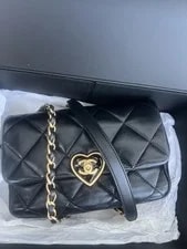 Chanel — Chanel Heart Interlock Coco Love Flap — Handbag — resale