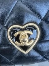 Chanel Heart Interlock Coco Love Flap 2