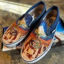 VANS — Vans Classic Slip-On Maiden Powerslave US 9 Limited Edition — Sneaker — resale