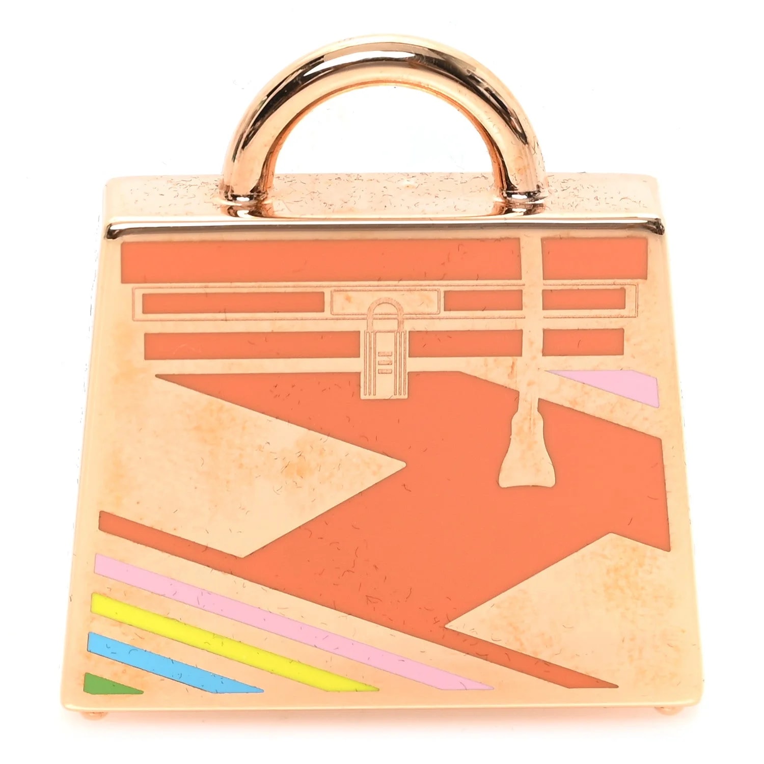 Hermès — Metal Laque H Vibration Kelly Curiosite Charm Acidule — Jewelry — resale