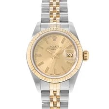 Rolex — Rolex Datejust 26 69173 Champagne Index Steel 18k Yellow Gold 1986 — Watch — resale