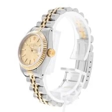 Rolex Datejust 26 69173 Champagne Index Steel 18k Yellow Gold 1986 4