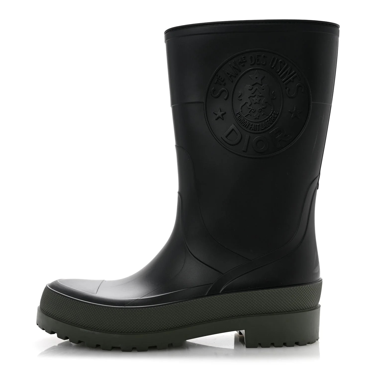 Dior — Diorunion Rain 38 Military — Designer Shoe — resale