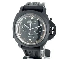 Panerai Luminor 1950 GMT Monopulsante 8 Days 44mm Ceramic PAM00317 B&P 4