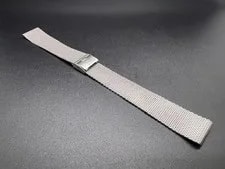 IWC 17mm Stainless Steel Mesh Bracelet – Signed, Original 2