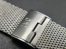 IWC 17mm Stainless Steel Mesh Bracelet – Signed, Original 3