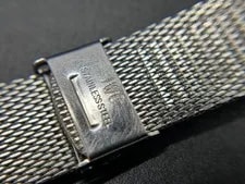 IWC 17mm Stainless Steel Mesh Bracelet – Signed, Original 4