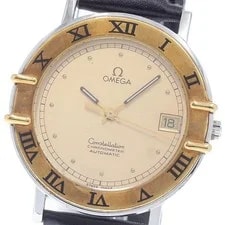 Omega — Omega Constellation Yellow Gold Bezel Date Automatic — Watch — resale