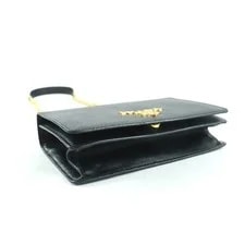 Excellent Condition Prada 1BD133 Mini Metal Logo Chain Shou 4