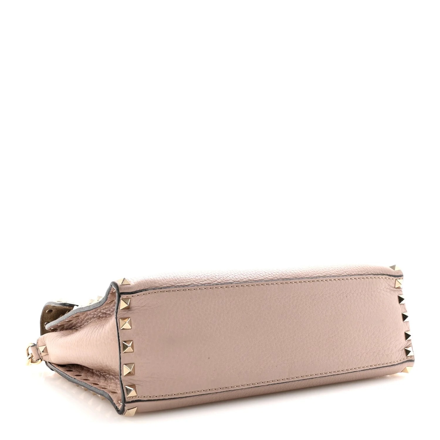Pebbled Medium Rockstud Top Handle Poudre 4