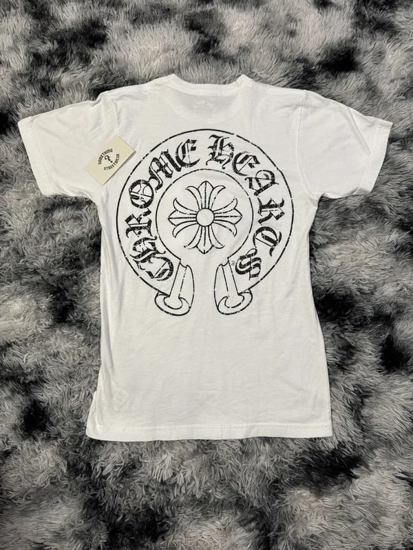 Chrome Hearts — Hearts Horseshoe and Cross Tee — streetwear — resale