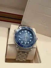 2026 Omega Seamaster 300M Blue Wave 210.30.42.20.03.001 42mm Box&Papers 2