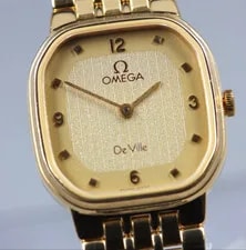 Omega — Near Omega de Ville 795.0834 Cal.1375 Gold Quartz 21mm 1984 — Watch — resale