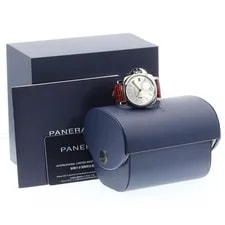 Panerai — Panerai Luminor DUE PAM01248 38mm SS Silver Dial Leather Strap Date #C127 — Watch — resale