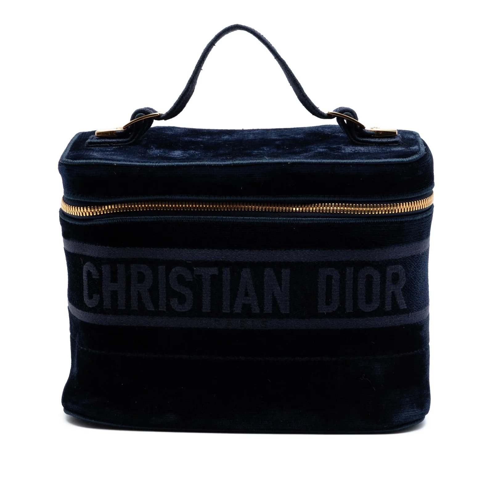 Dior — Embroidered DiorTravel Vanity Case — Handbag — resale