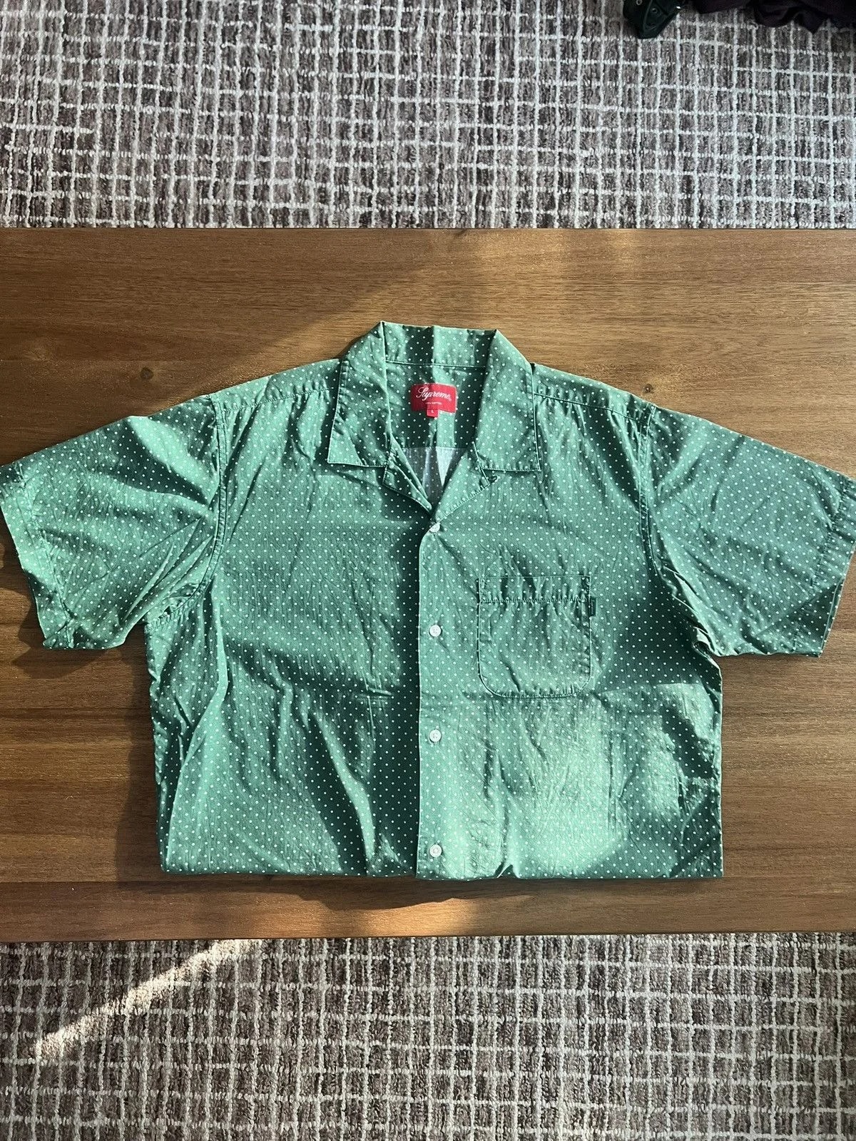 Supreme — Supreme Polka Dot Button Down Shirt — streetwear — resale