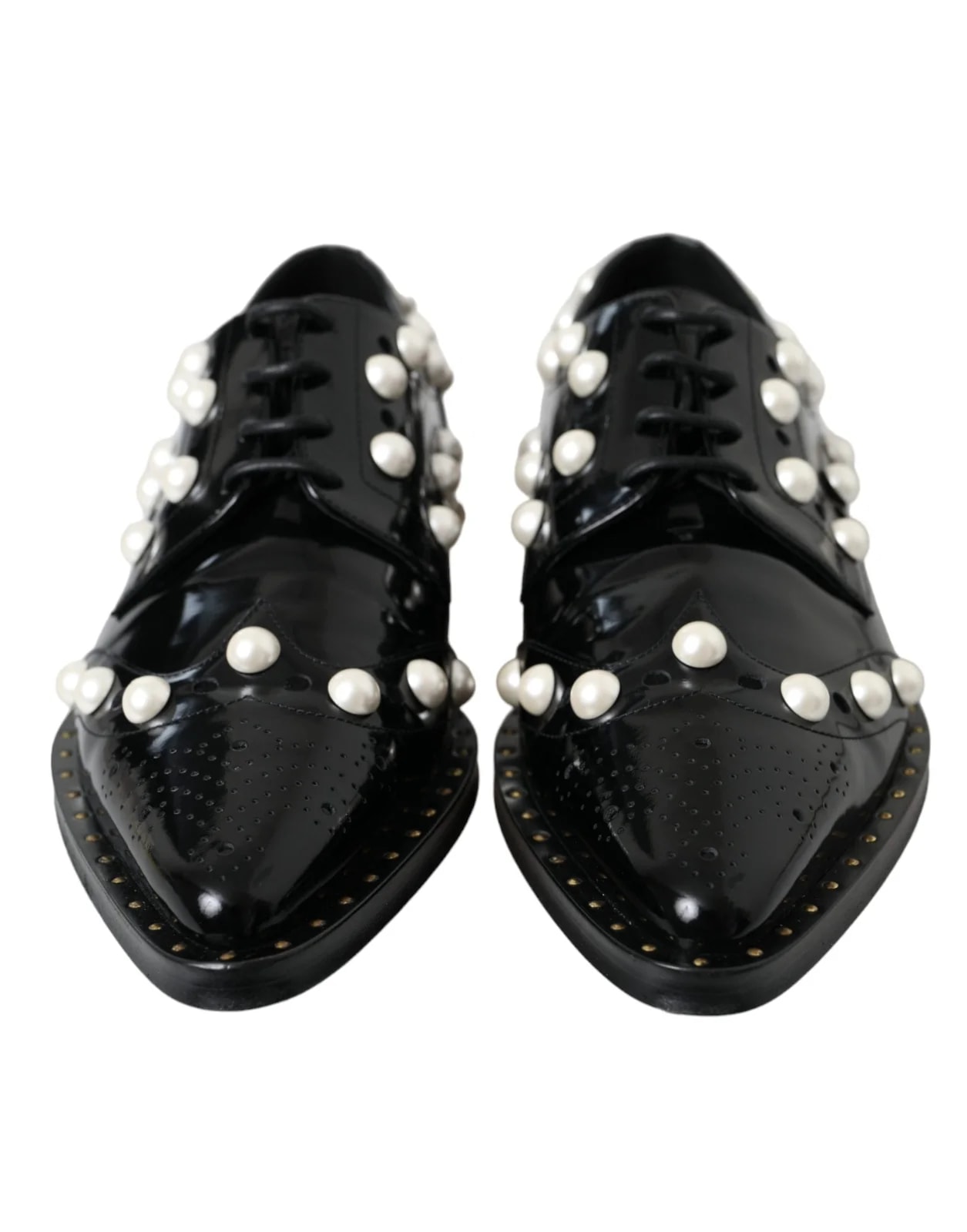 Dolce & Gabbana — Dolce & Gabbana Faux Dress Brogue Shoes — Designer Shoe — resale