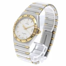 Omega Constellation Date Half Bar Quartz Model 1312.30 2