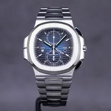 Patek Philippe — Patek Philippe 5990/1A-011 Nautilus Travel Time Chronograph "Bleu Noir" — Watch — resale