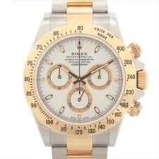 Rolex — Rolex Cosmograph Daytona 116523 Ss×yg AT White Dial — Watch — resale