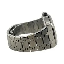 Audemars Piguet Royal Oak 15451st Diamond Bezel Black Dial Steel 4