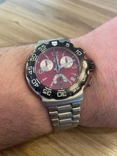 TAG Heuer Formula 1 CAC1112 41mm Red Chronograph CAC1112 CR5130 F1 Chrono 3