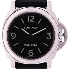 Panerai Luminor Base Acciaio OP6727 Manual Wind Black Rubber Strap 2