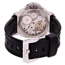 Panerai Luminor Base Acciaio OP6727 Manual Wind Black Rubber Strap 4
