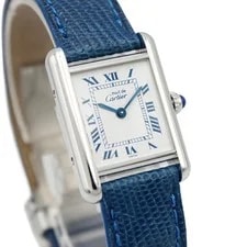 Cartier Must Tank SM 1614 28mm White Dial #TGW225 2