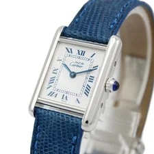Cartier Must Tank SM 1614 28mm White Dial #TGW225 3