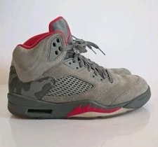 Air Jordan 5 Retro P51 Camo Size 8.5 Dark Stucco 136027-051 2