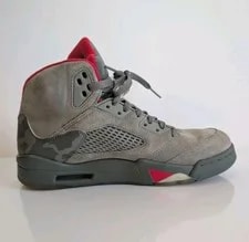 Air Jordan 5 Retro P51 Camo Size 8.5 Dark Stucco 136027-051 4