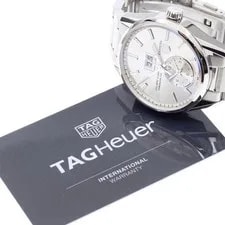TAG Heuer — TAG Heuer Carrera WAR5011 41mm SS Silver Dial Automatic GMT Date #C262 — Watch — resale