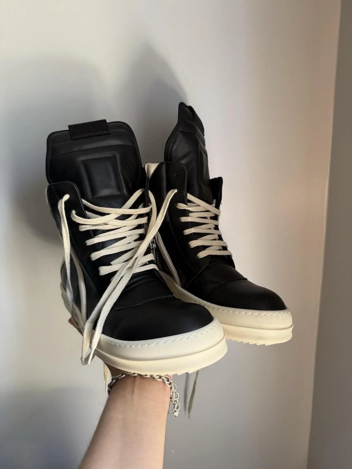 Rick Owens — Rick Owens /Milk Geobasket — Sneaker — resale