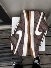 Size 7.5M/9W Nike SB Dunk Low Pro Paisley Cacao 4