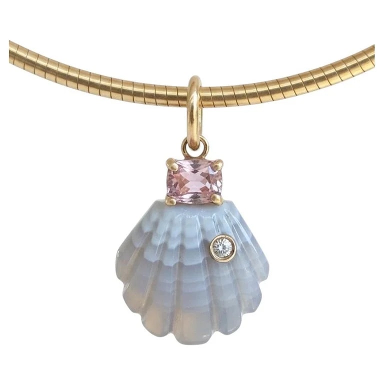 Jen Proudman Jewelry — Laguna Shell With Spinel — Jewelry — resale