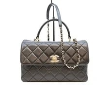 Chanel — Chanel A69923 Large CC Flap With Top Handle — Handbag — resale