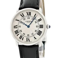Cartier — Cartier Ronde W1528051 33.5mm Silver Dial Mechanical (Manual) #HDW175 — Watch — resale