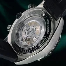 Breitling Super Chronomat B01 Blue Dial Bezel Black Rubber Strap SET PB0136 3
