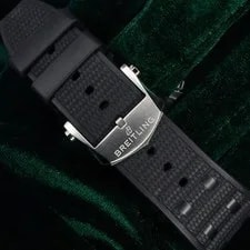 Breitling Super Chronomat B01 Blue Dial Bezel Black Rubber Strap SET PB0136 4