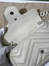 Gucci GG Marmont Mini V-quilted Crossbody Duty Pa 2